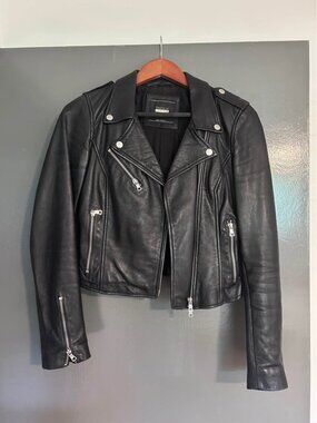 Zara Genuine Leather Jacket size small